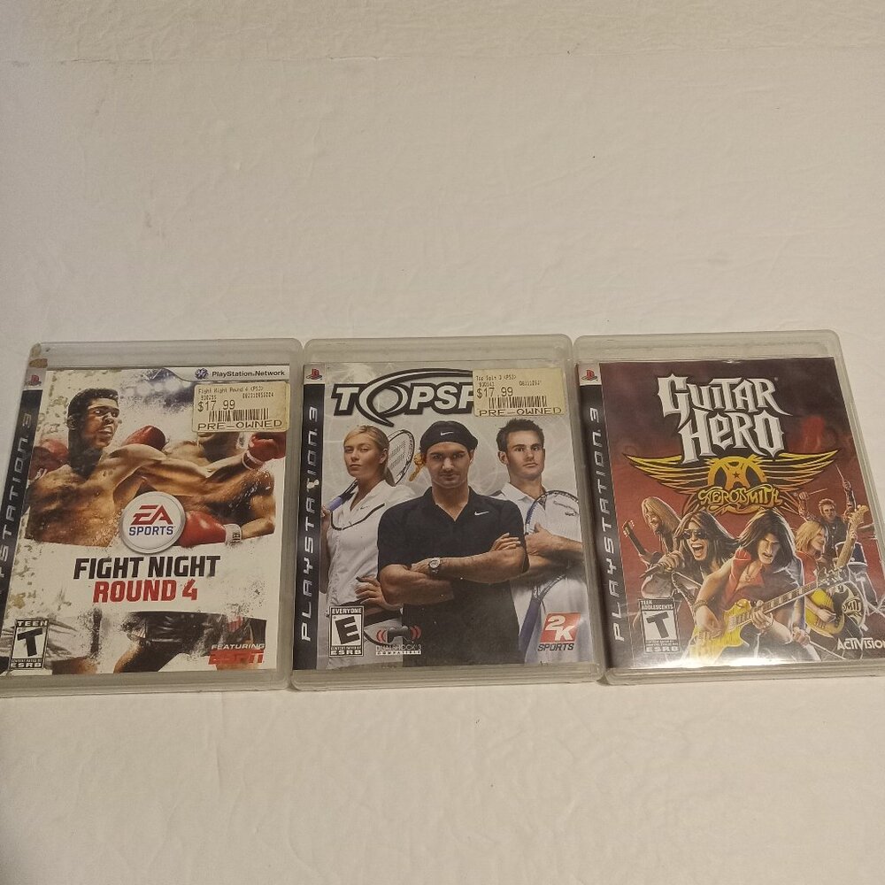 PS3 Video Game Lot of 3 Games